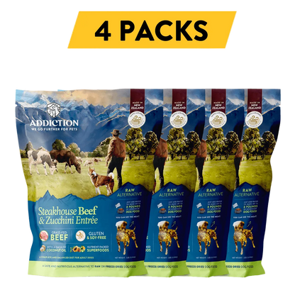 Steakhouse Beef &amp; Zucchini Air-Dried Dog Food