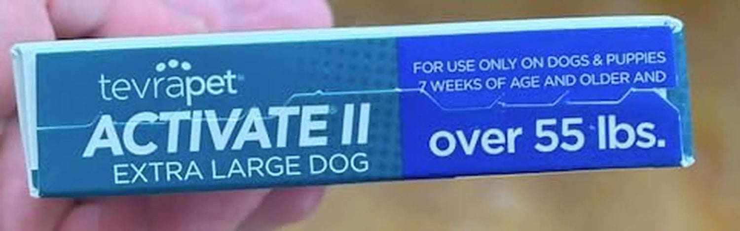 TevraPet Activate II Flea &amp; Tick for Dogs 55+ lbs – 4 Month Supply