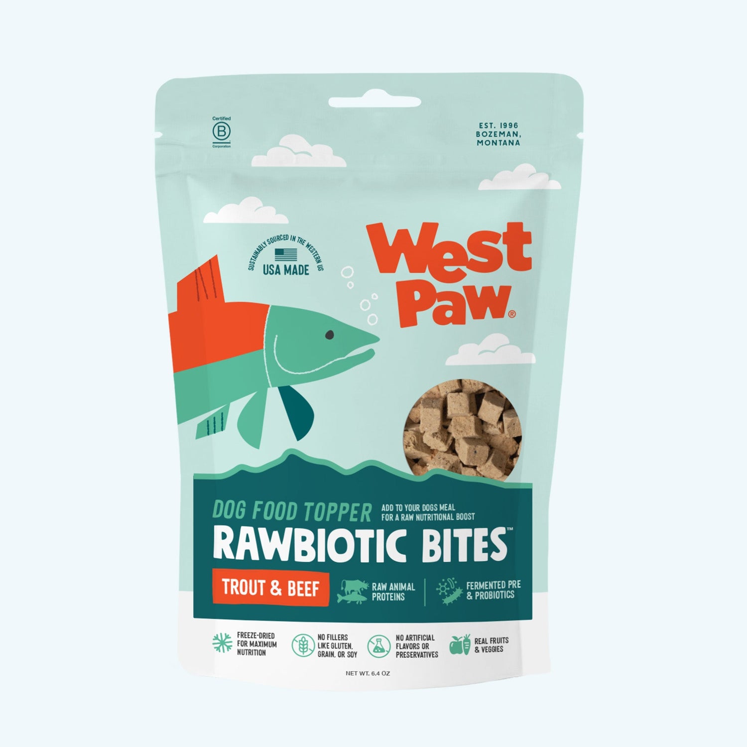 Trout &amp; Beef Dog Food Topper