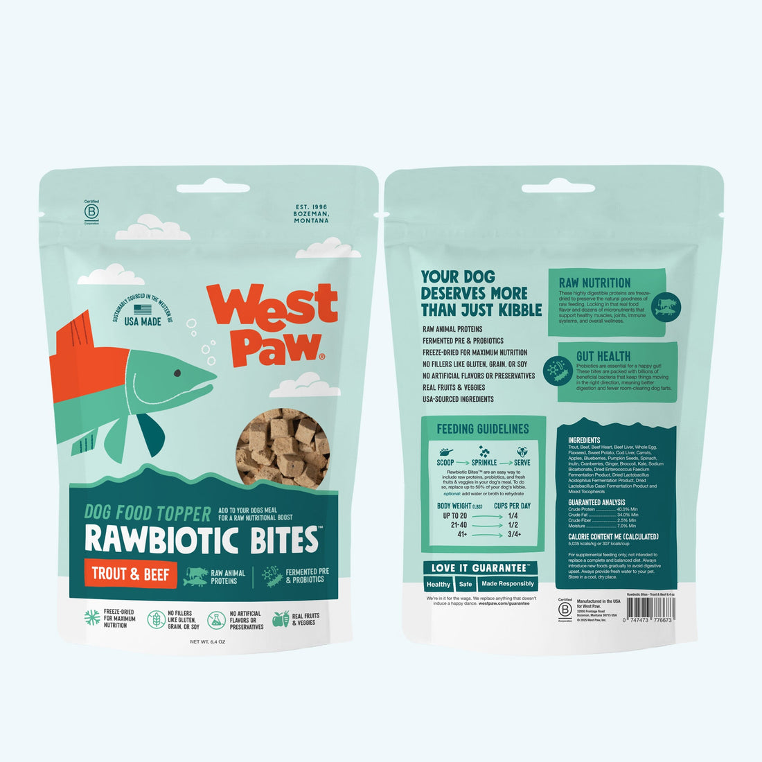 Trout &amp; Beef Dog Food Topper