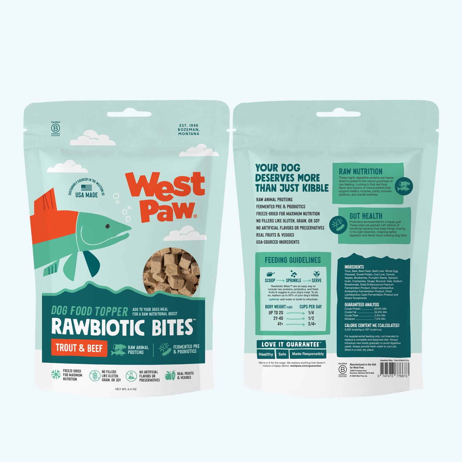 Trout &amp; Beef Dog Food Topper
