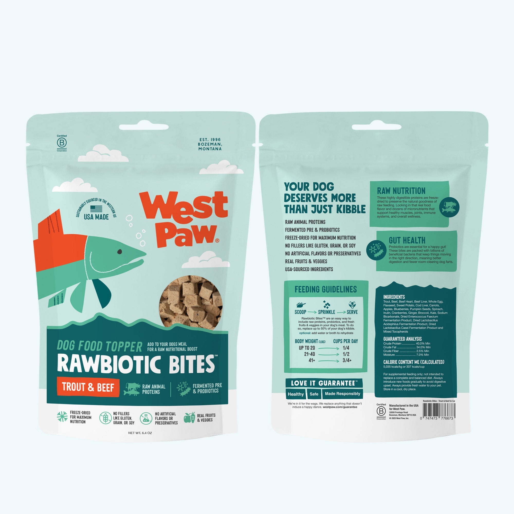Trout &amp; Beef Dog Food Topper