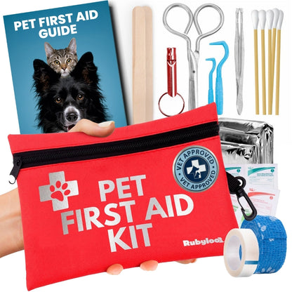 Pet First Aid Kit for Dogs &amp; Cats with Vet-Approved Essentials