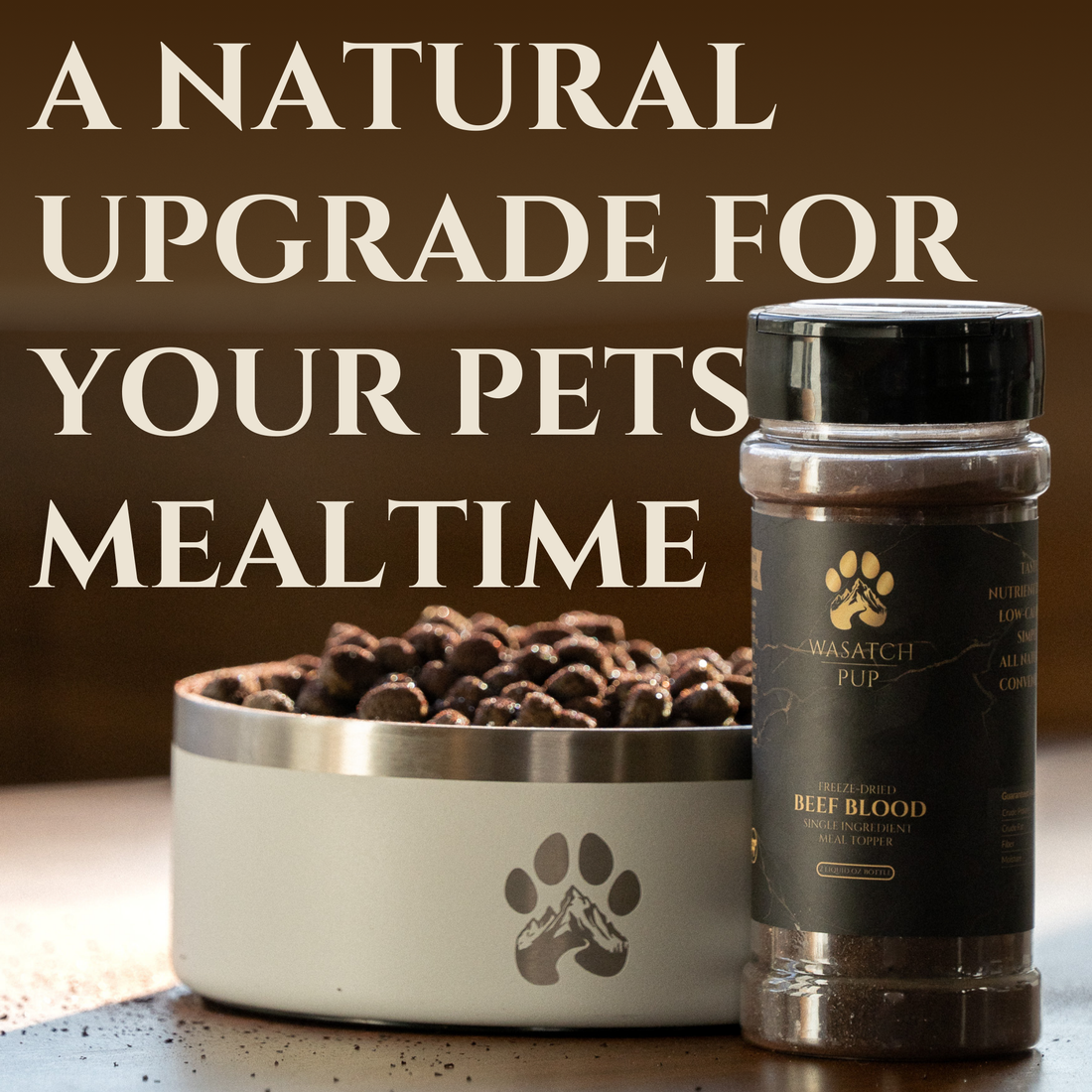 Freeze-Dried Beef Blood | Meal Topper