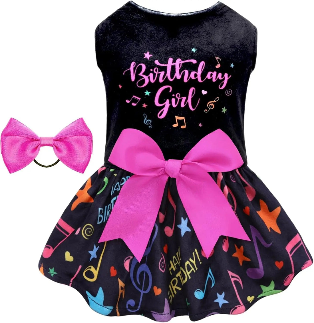 Velvet Dog Birthday and Holiday Dress  For Small Dogs Puppy Holiday Skirt XXS–L