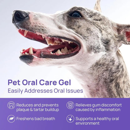 Vet-Recommended Oral Repair Gel for Dogs &amp; Cats, Fresh Breath, Gingivitis Relief &amp; Tartar Prevention