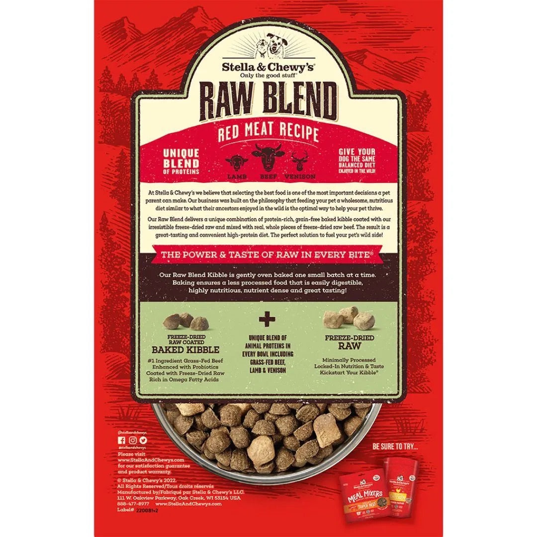 Stella &amp; Chewy’s Raw Blend Red Meat Recipe Dog Food