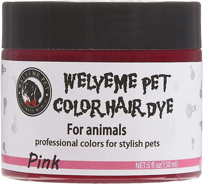 WELYEME Permanent Pet Hair Dye for Dogs, Bright Professional Color Kit