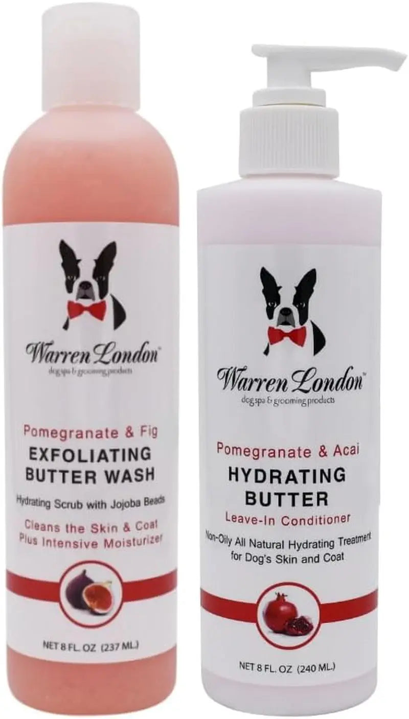 Warren London Butter Combo 8oz – Dog Shampoo &amp; Leave-In Conditioner, Pom &amp; Fig