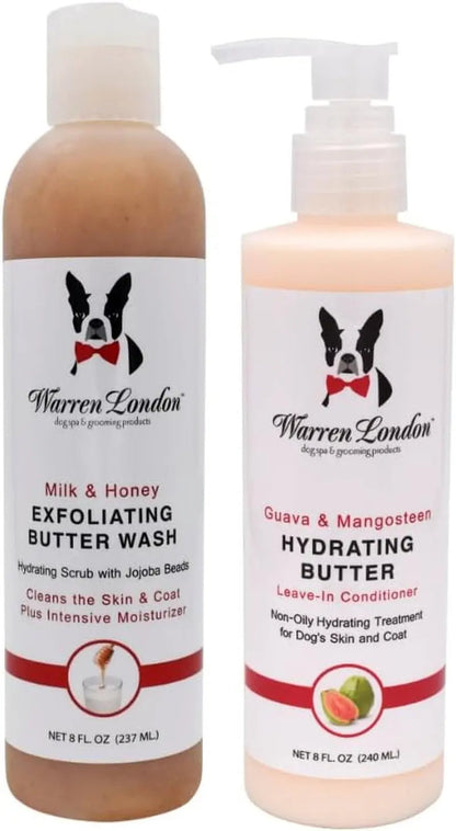 Warren London Butter Combo 8oz – Dog Shampoo &amp; Leave-In Conditioner, Pom &amp; Fig
