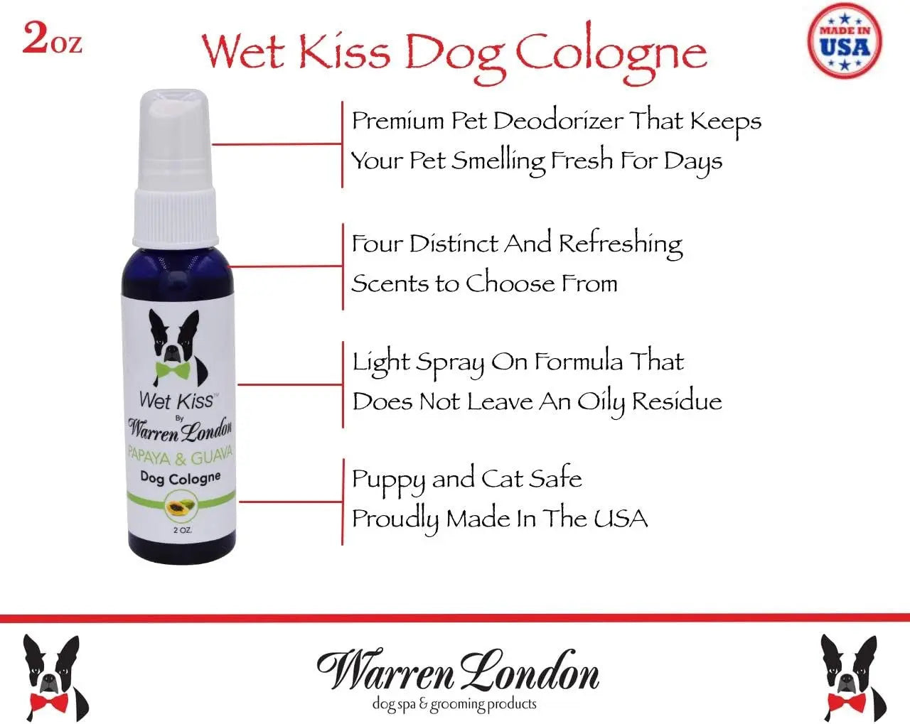 Warren London Ultimate Dog Spa Gift Box 8-Piece Grooming &amp; Pampering Kit