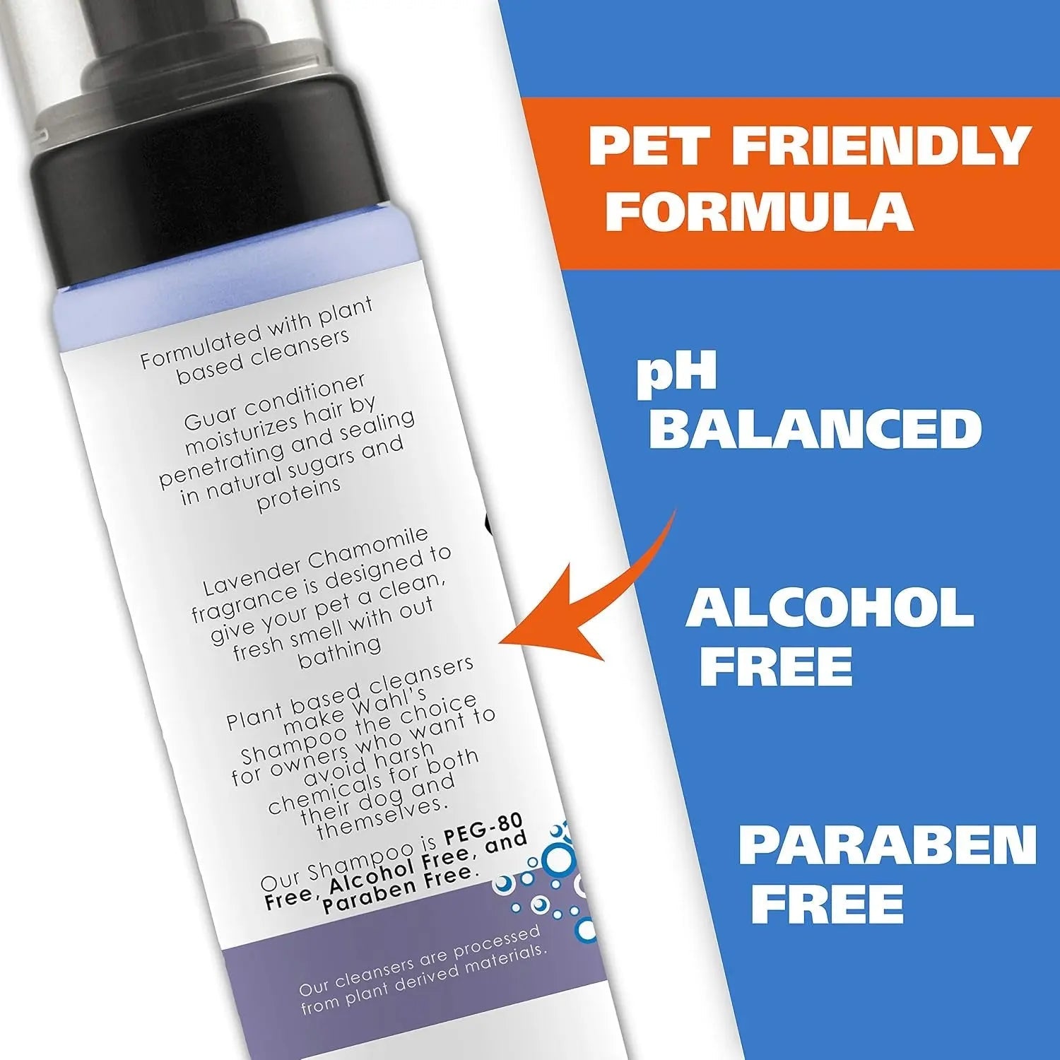 Waterless No Rinse Pet Shampoo Lavender &amp; Chamomile 2-Pack for Dogs &amp; Cats