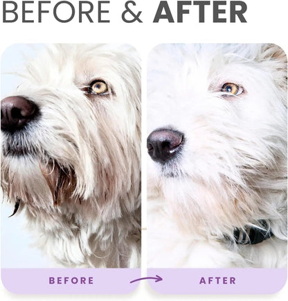 Whitening Dog Shampoo &amp; Leave-In Conditioner Detangler Odor Control Set