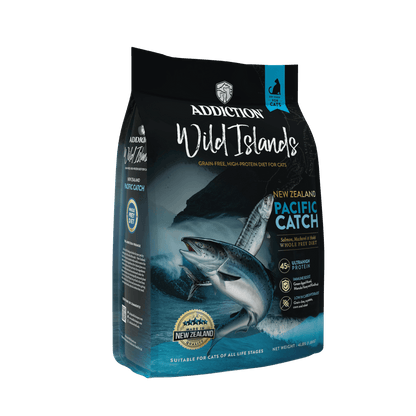 Wild Islands Pacific Catch Premium King Salmon Mackerel &amp; Hoki Dry Cat Food