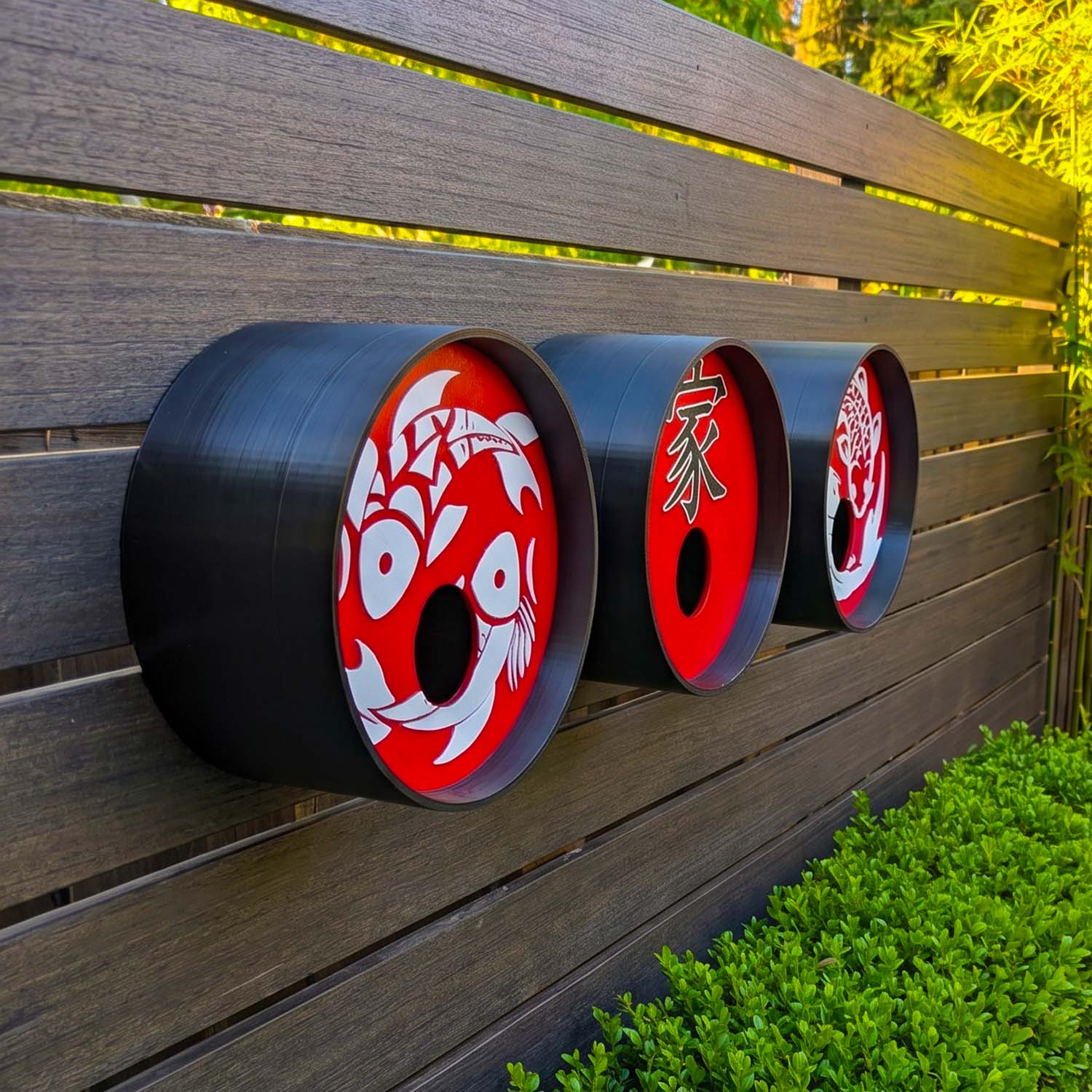 ADG42 Zen Birdhouses | Koi Pond Inspired with Easy Maintenance Clean Out