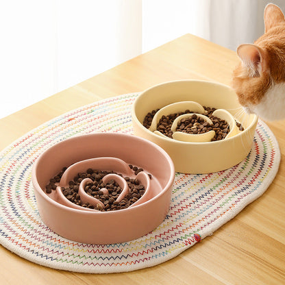 Ceramic Pet Cat And Dog Bowl Small And Medium-sized Dogs Puppy