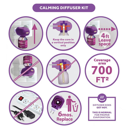 Cat Calming Pheromone Diffuser Anti-Anxiety for Cats &amp; Dogs