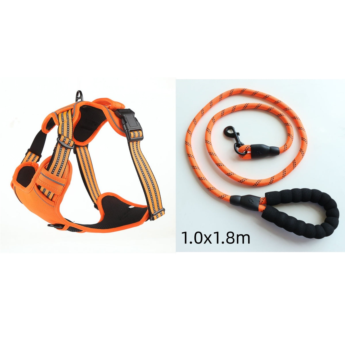 Reflective No-Pull Dog Harness Vest — Single &amp; Set Options