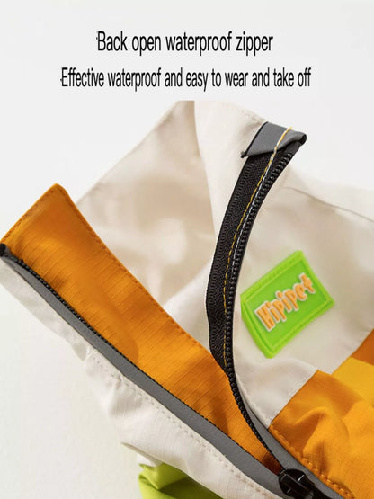 Color Block Warm Pet Jumpsuit