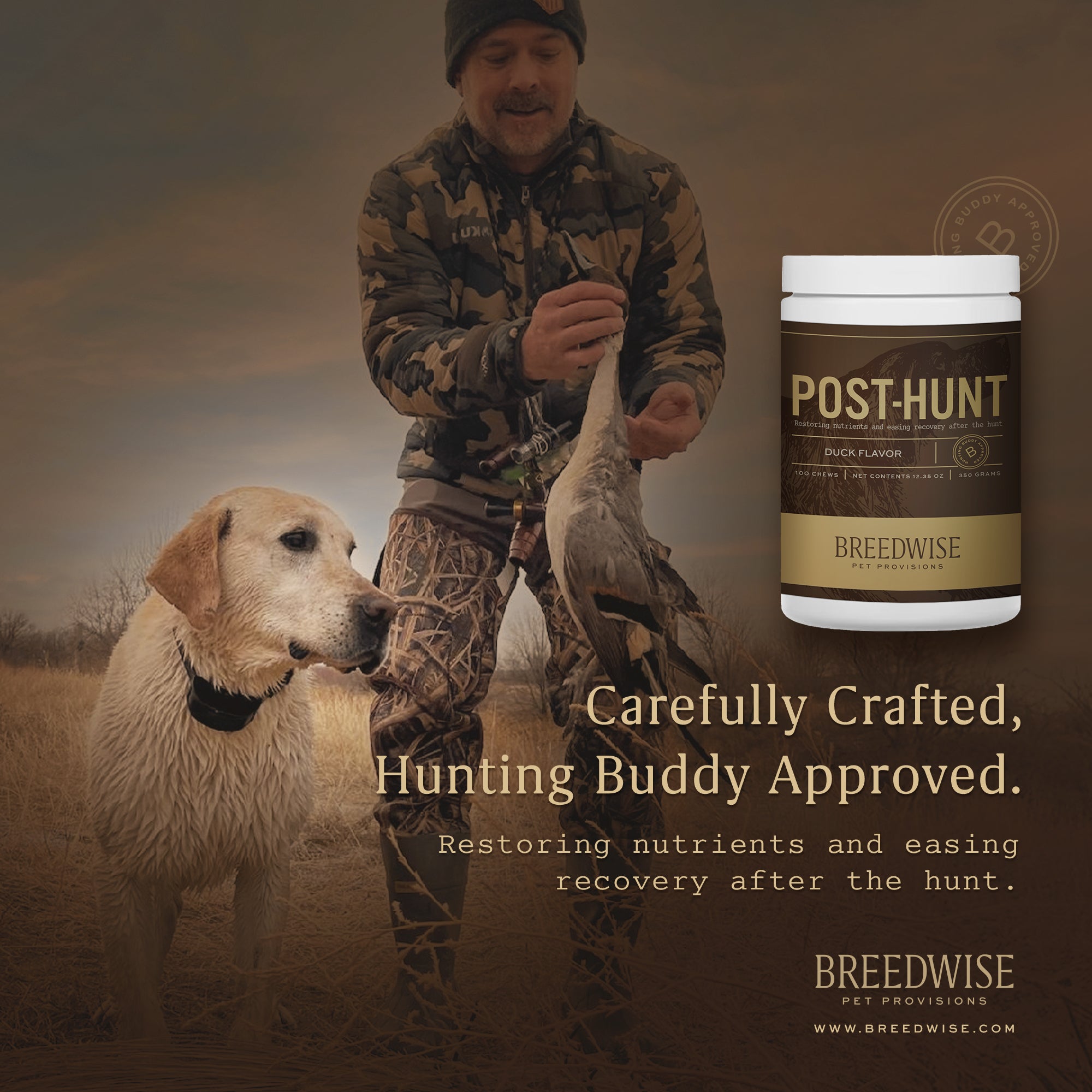 Breedwise Pre &amp; Post-HUNT Soft Dog Chews -  Bundle