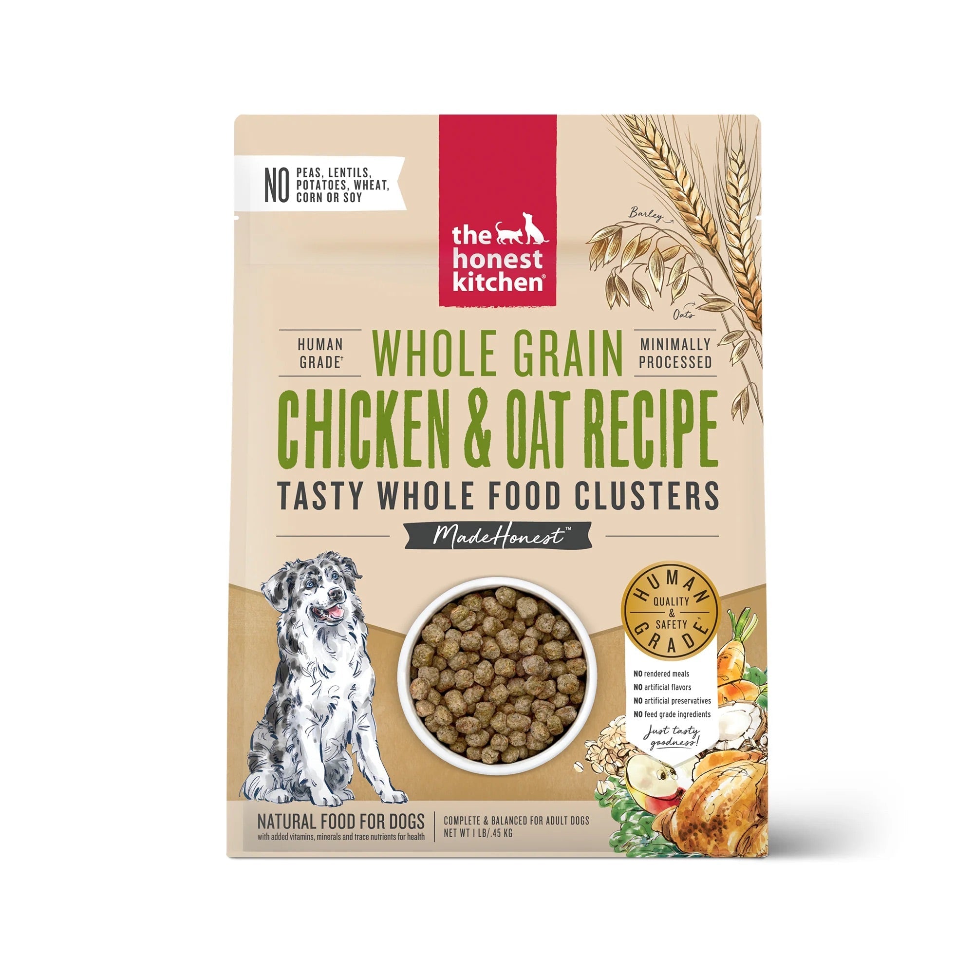Honest Kitchen Clusters Whole Grain Chicken &amp; Oat Dog Food