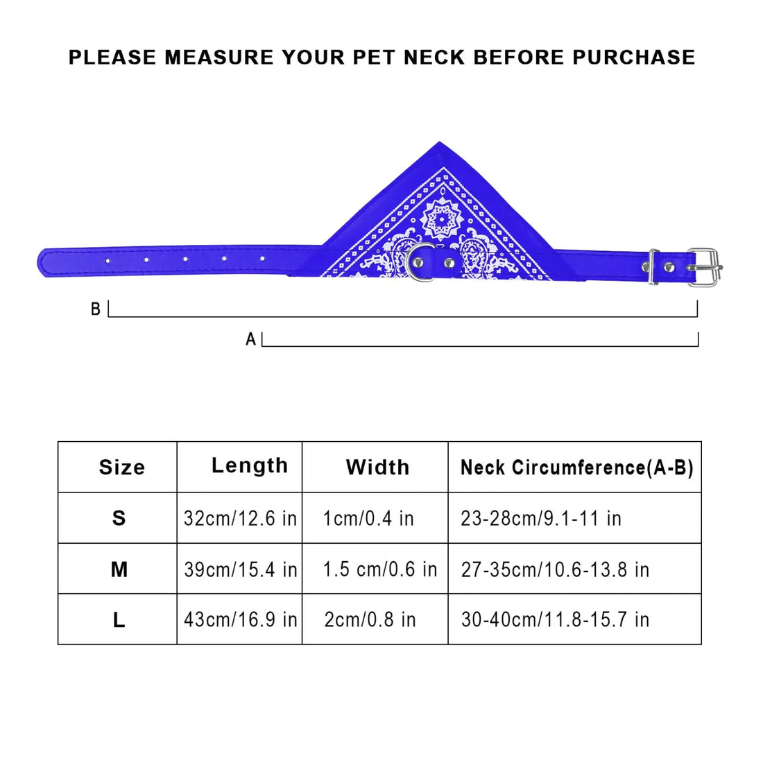 Adjustable Bandana Pet Collar Leather Triangle Scarf