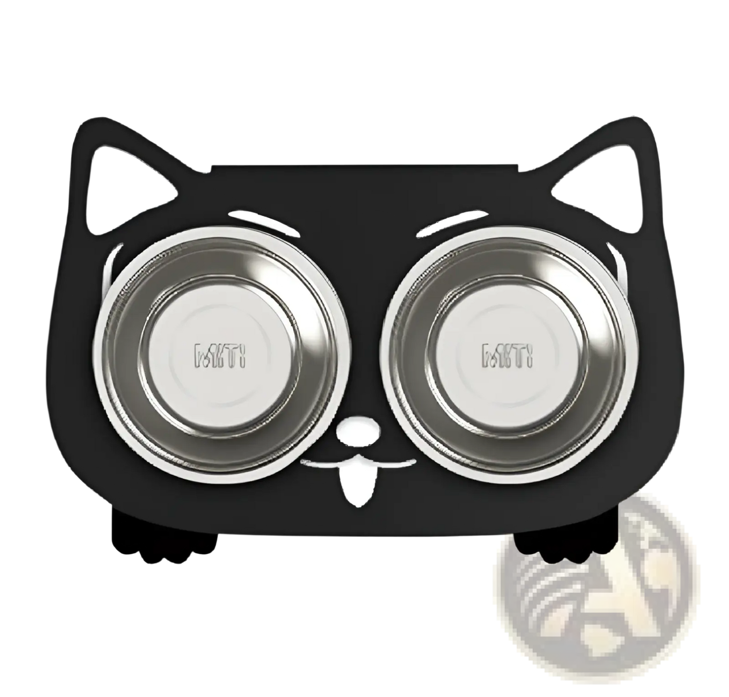 Adjustable Elevated Double Stainless Steel Pet Bowl