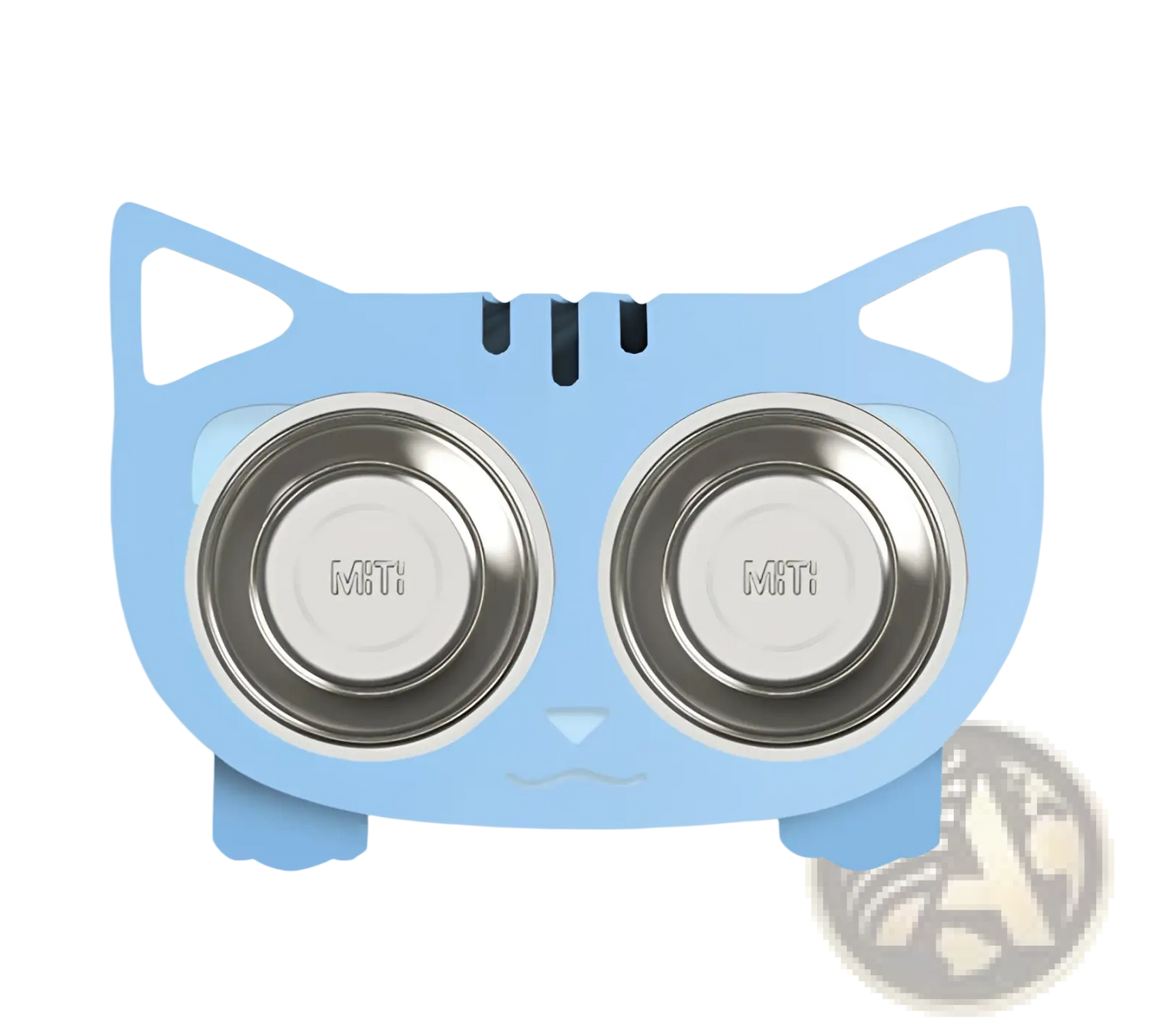 Adjustable Elevated Double Stainless Steel Pet Bowl