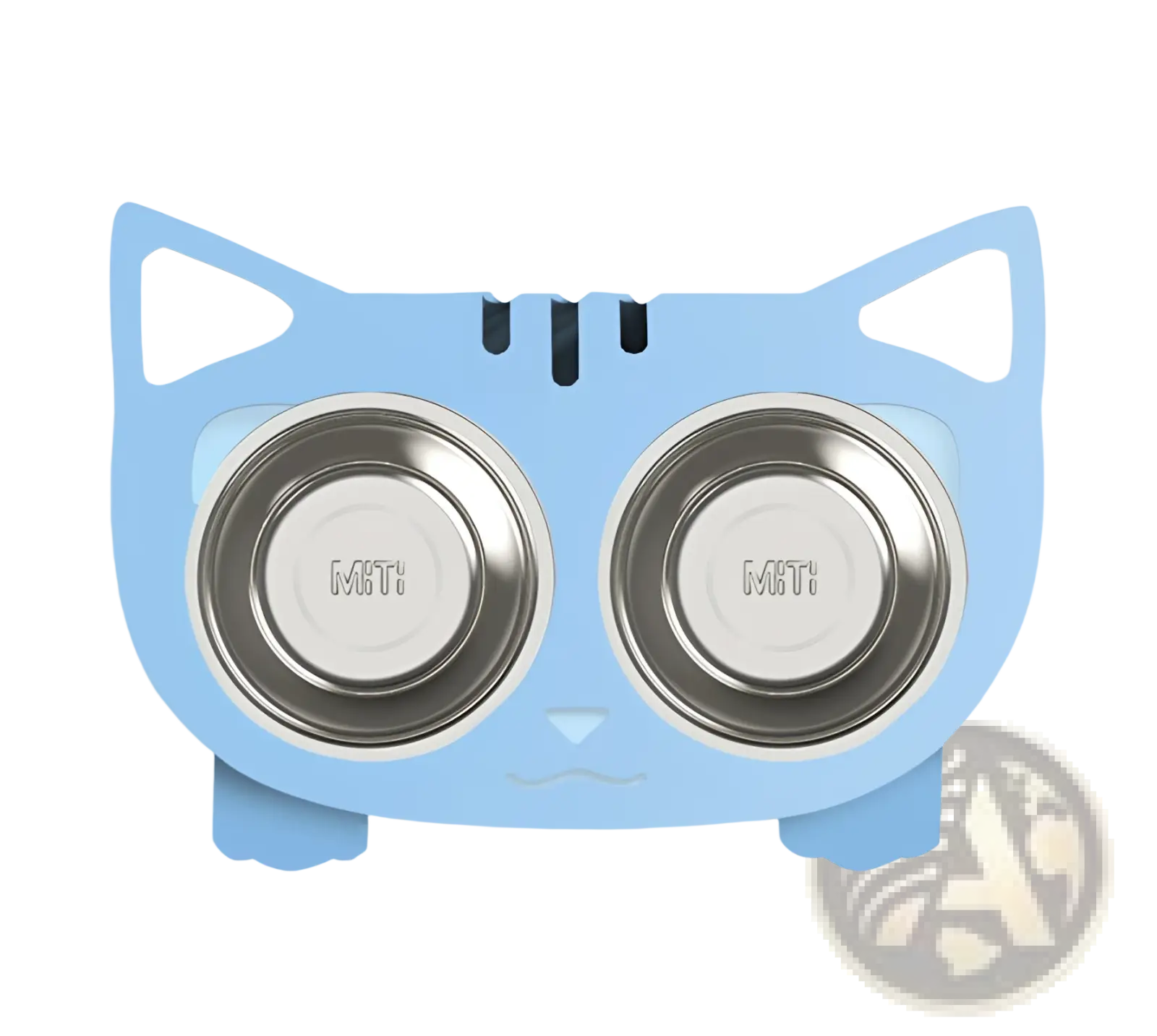Adjustable Elevated Double Stainless Steel Pet Bowl