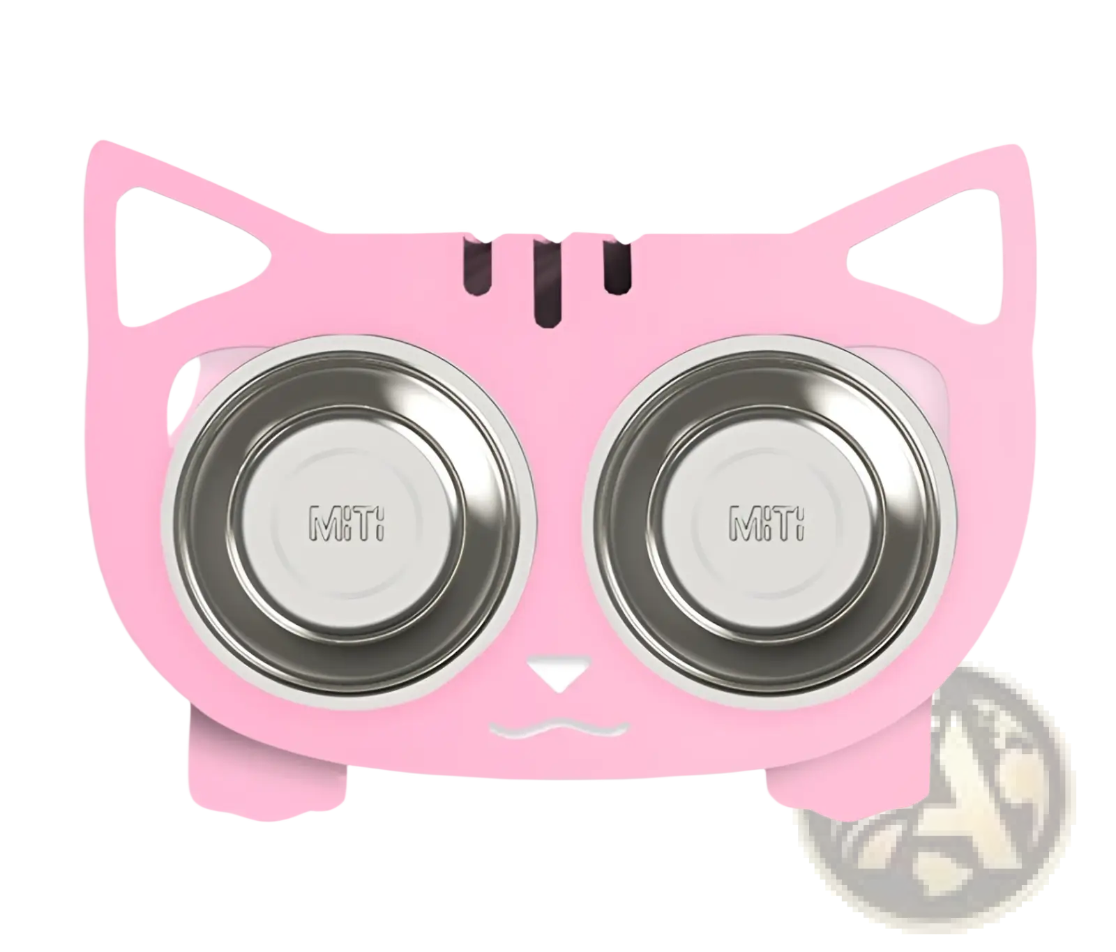 Adjustable Elevated Double Stainless Steel Pet Bowl