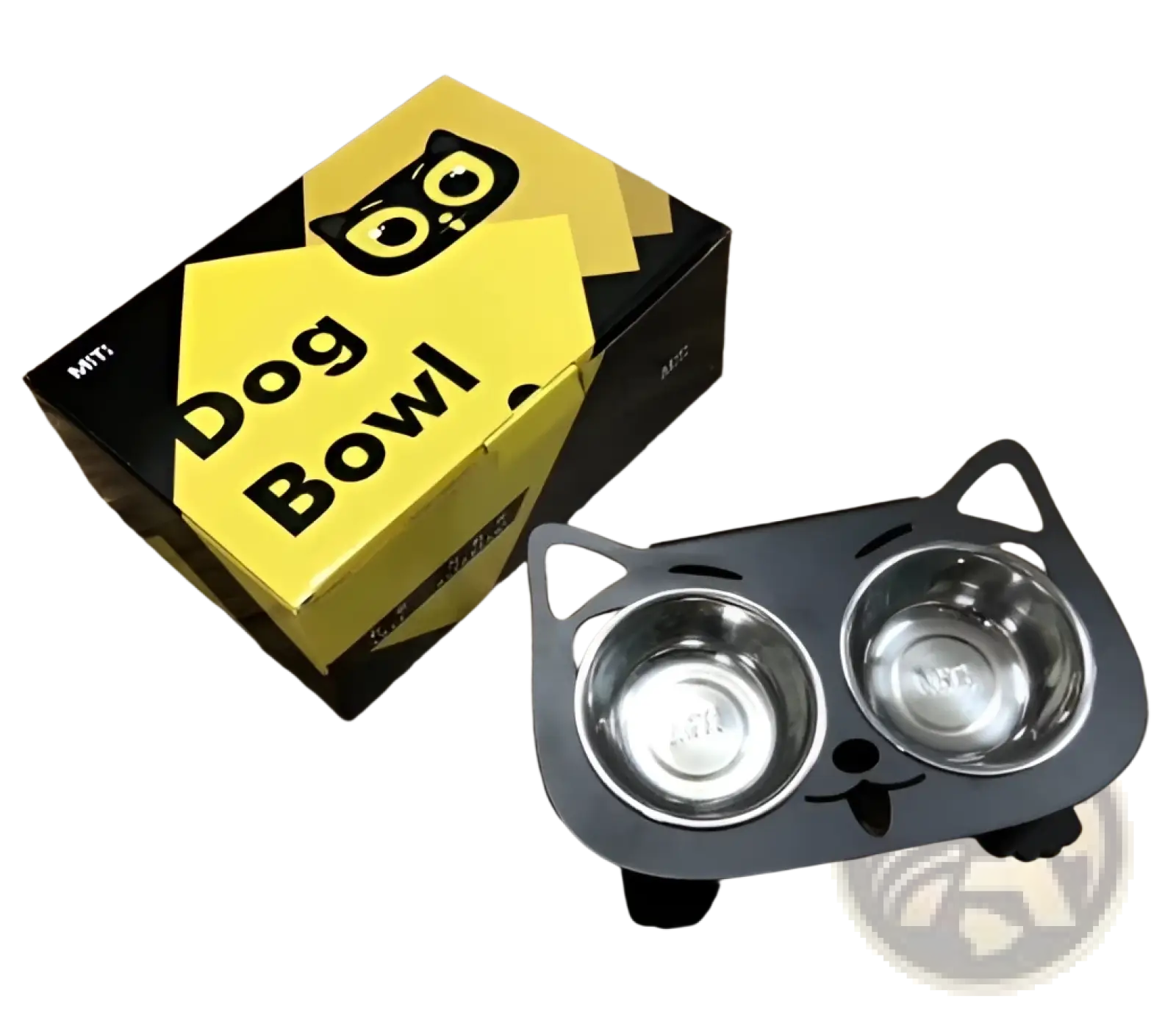 Adjustable Elevated Double Stainless Steel Pet Bowl