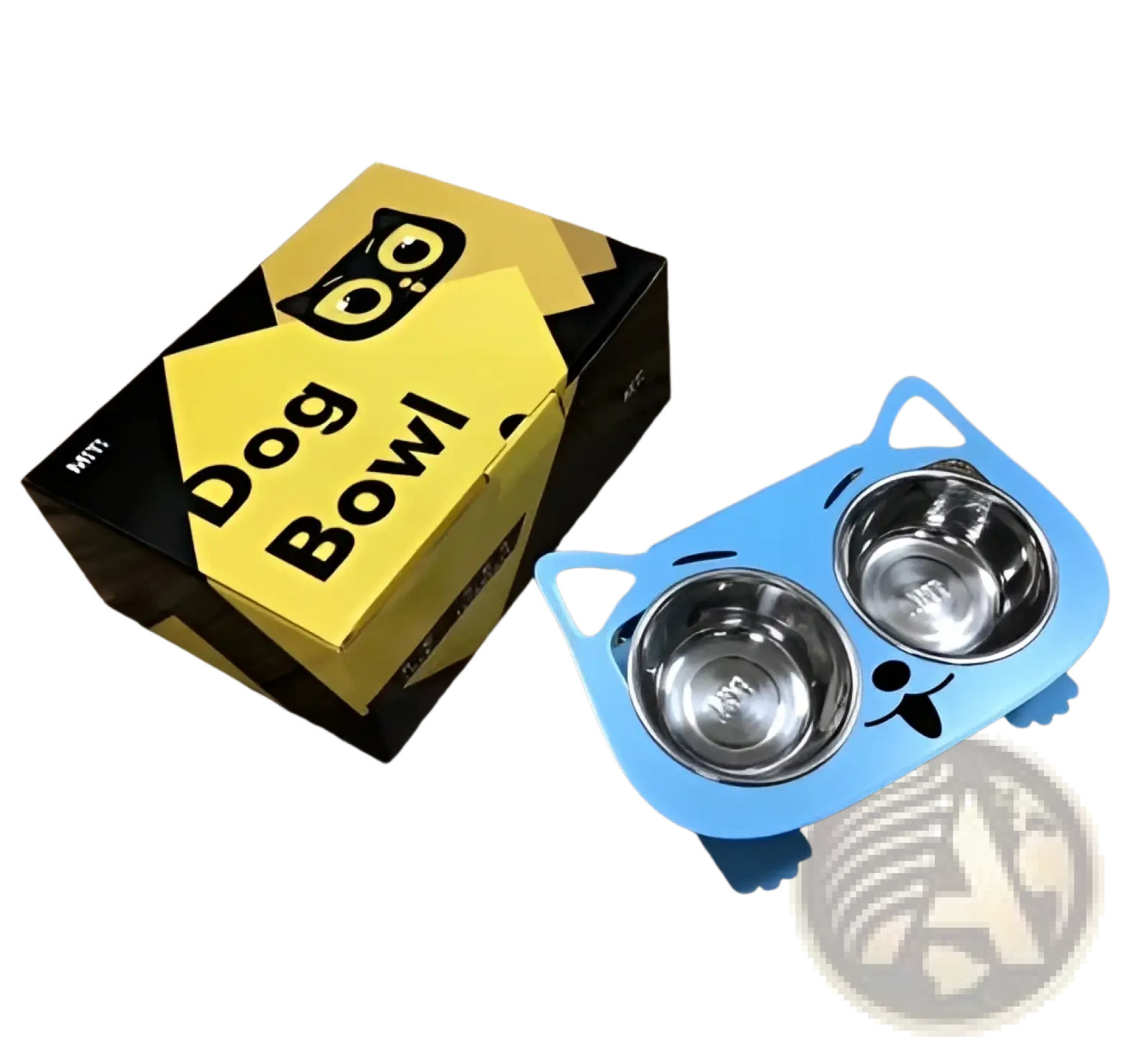 Adjustable Elevated Double Stainless Steel Pet Bowl