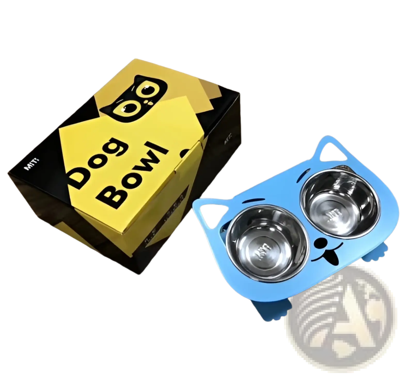 Adjustable Elevated Double Stainless Steel Pet Bowl