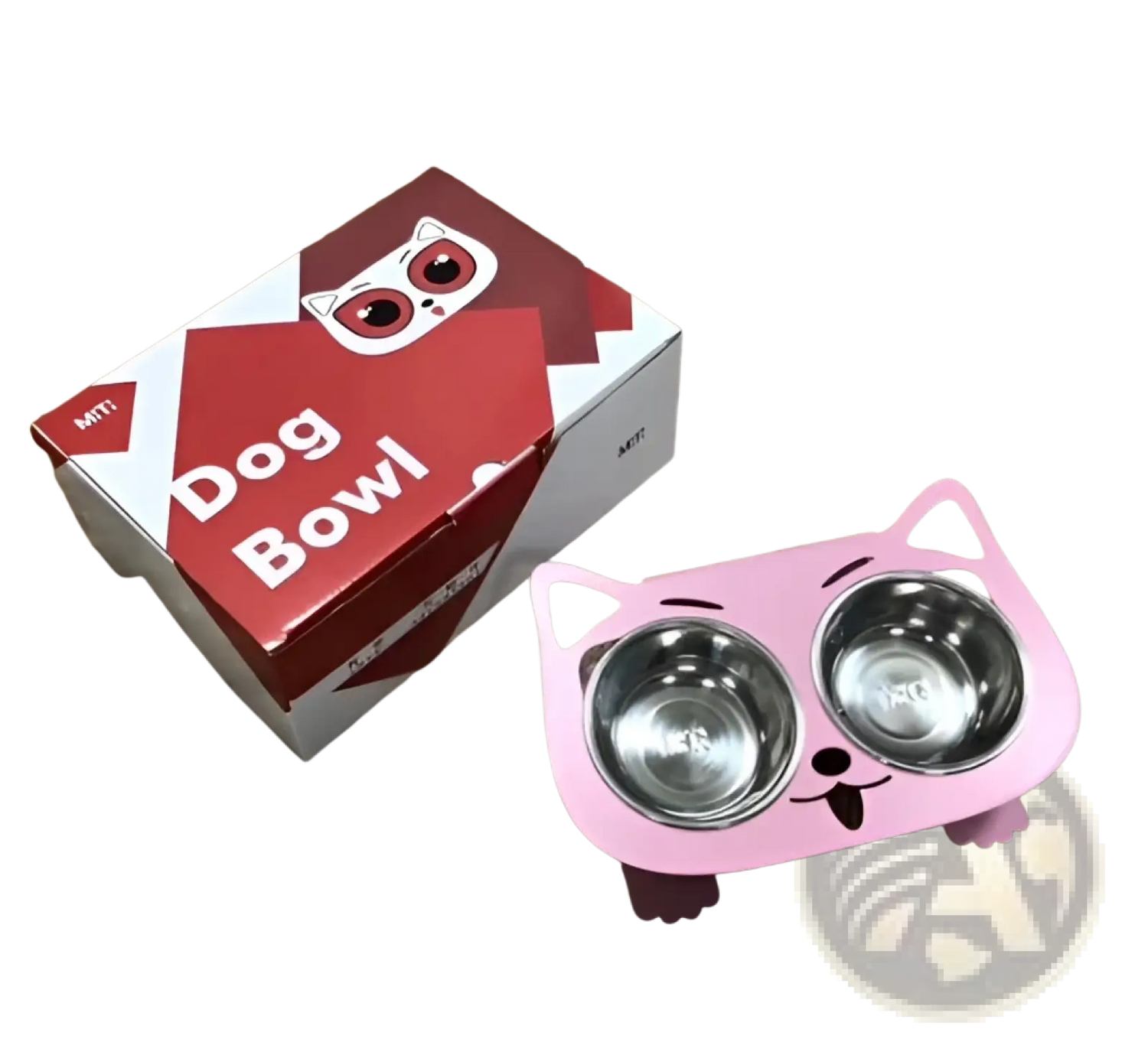 Adjustable Elevated Double Stainless Steel Pet Bowl