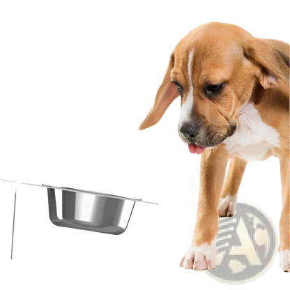 Adjustable Elevated Double Stainless Steel Pet Bowl