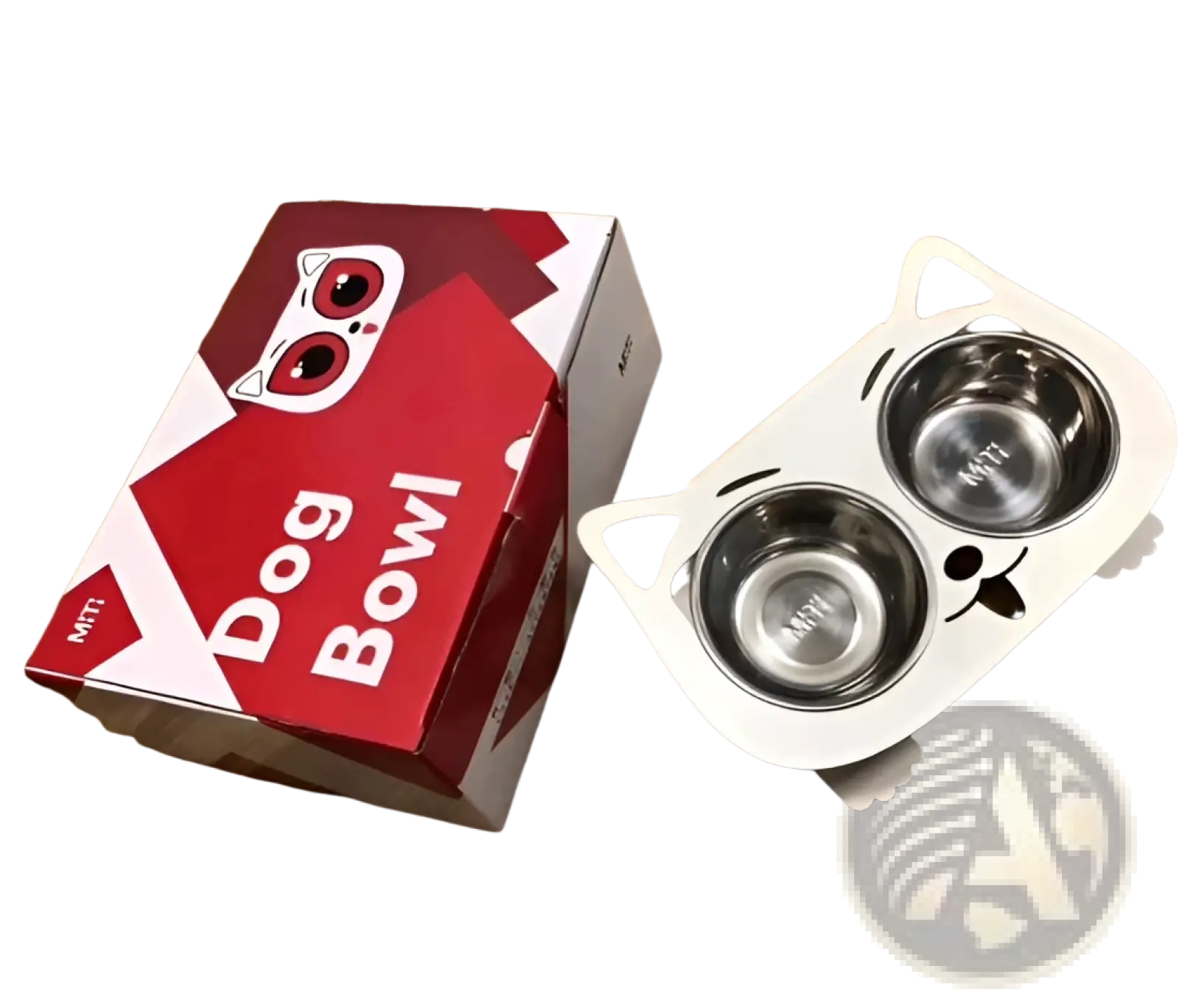 Adjustable Elevated Double Stainless Steel Pet Bowl