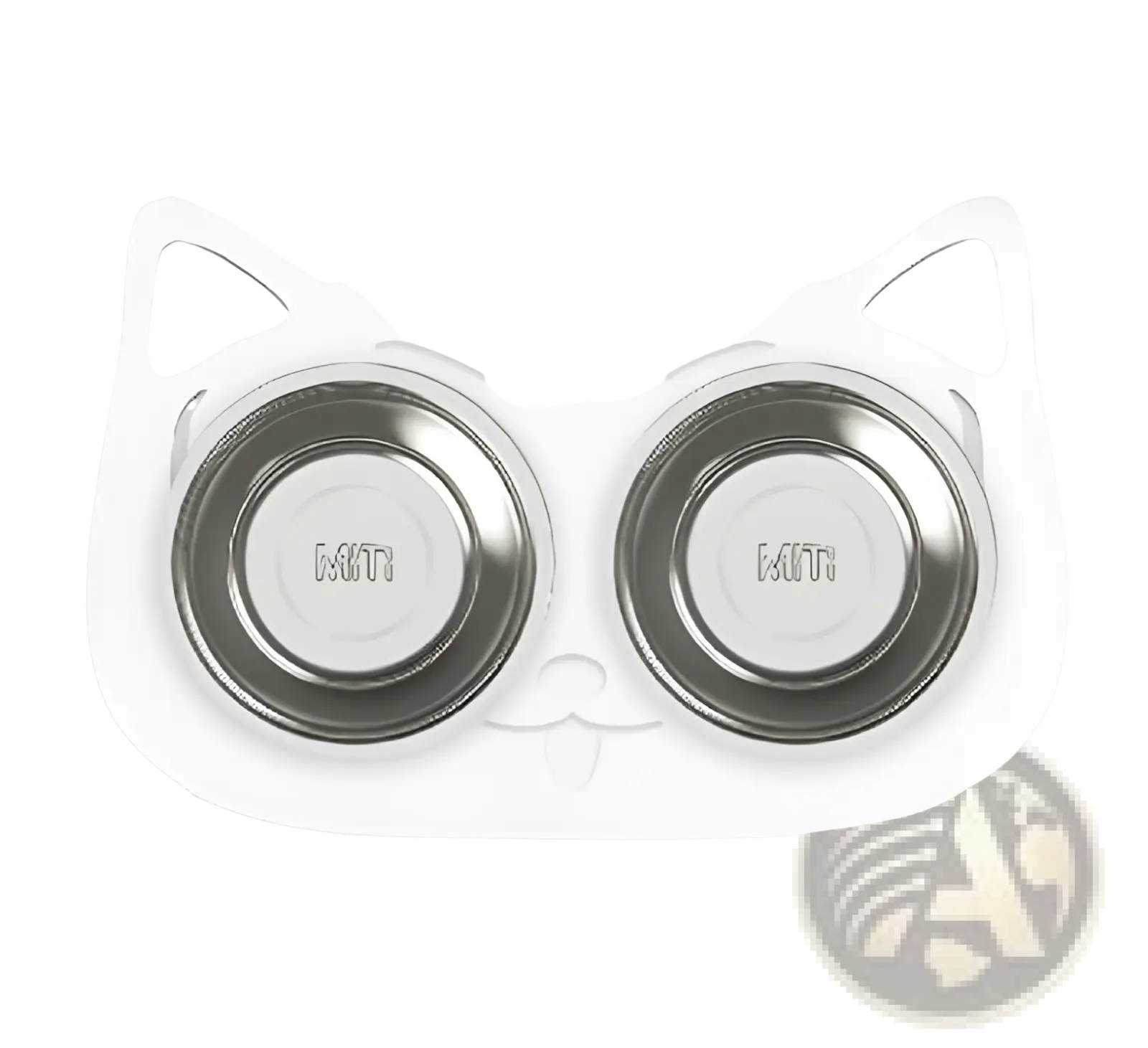 Adjustable Elevated Double Stainless Steel Pet Bowl