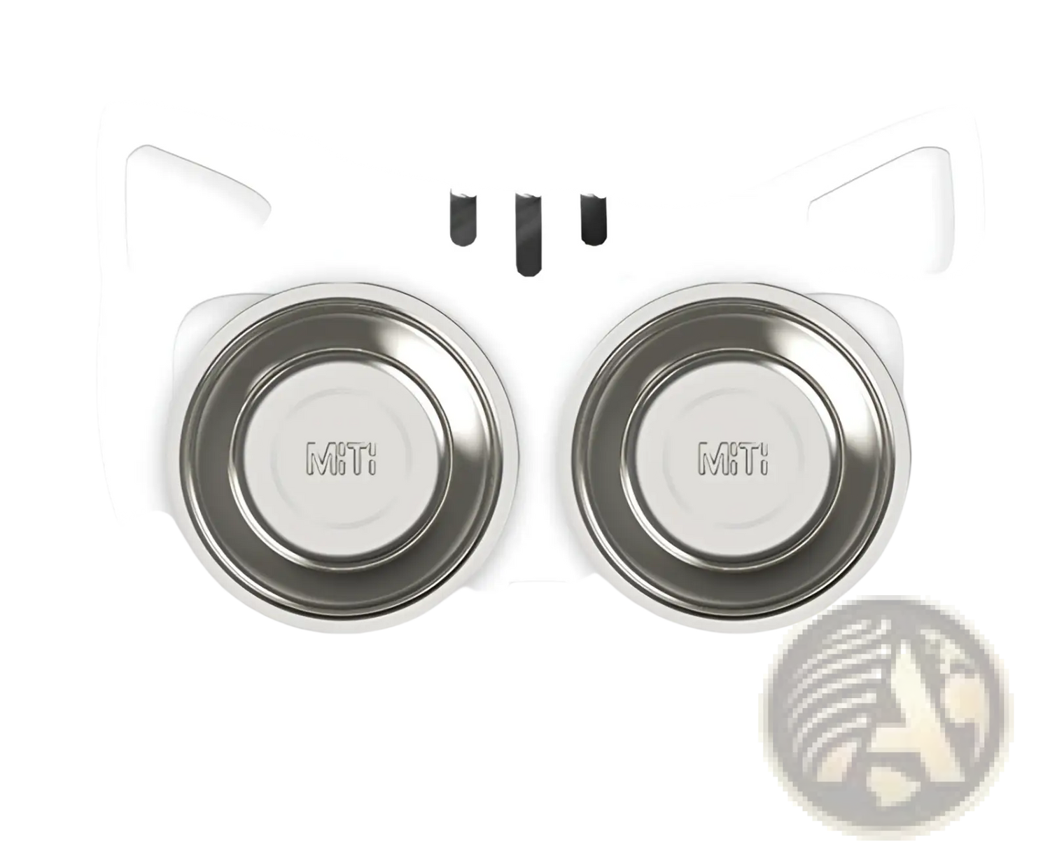 Adjustable Elevated Double Stainless Steel Pet Bowl