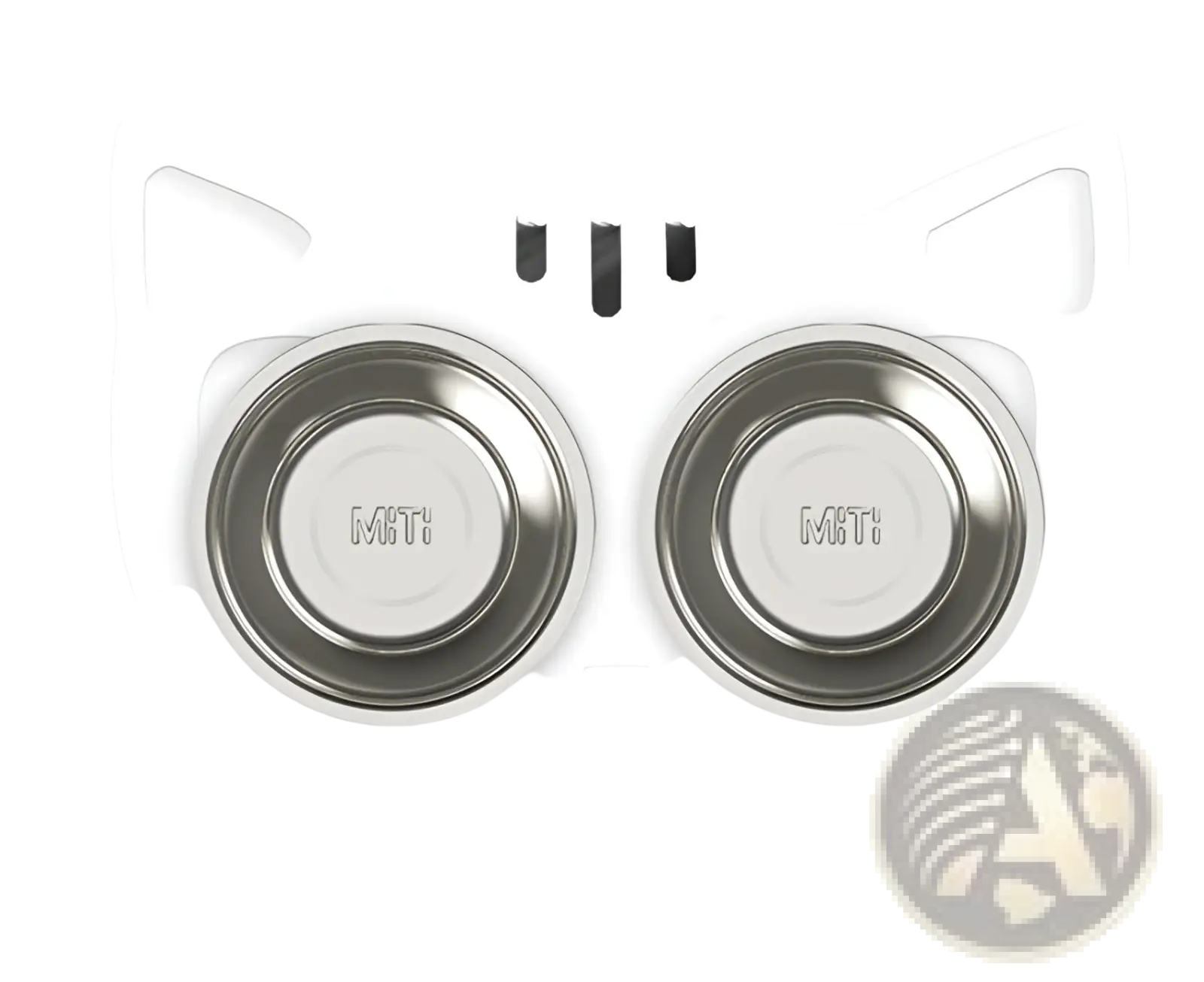 Adjustable Elevated Double Stainless Steel Pet Bowl