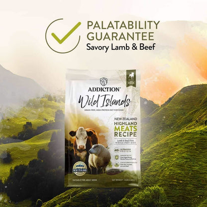 Wild Islands Highland Meats Grass-Fed Beef &amp; Lamb Recipe Dry Dog Food