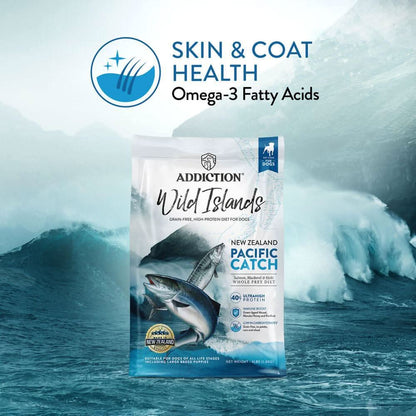 Wild Islands Pacific Catch Premium King Salmon Mackerel &amp; Hoki Dry Dog Food