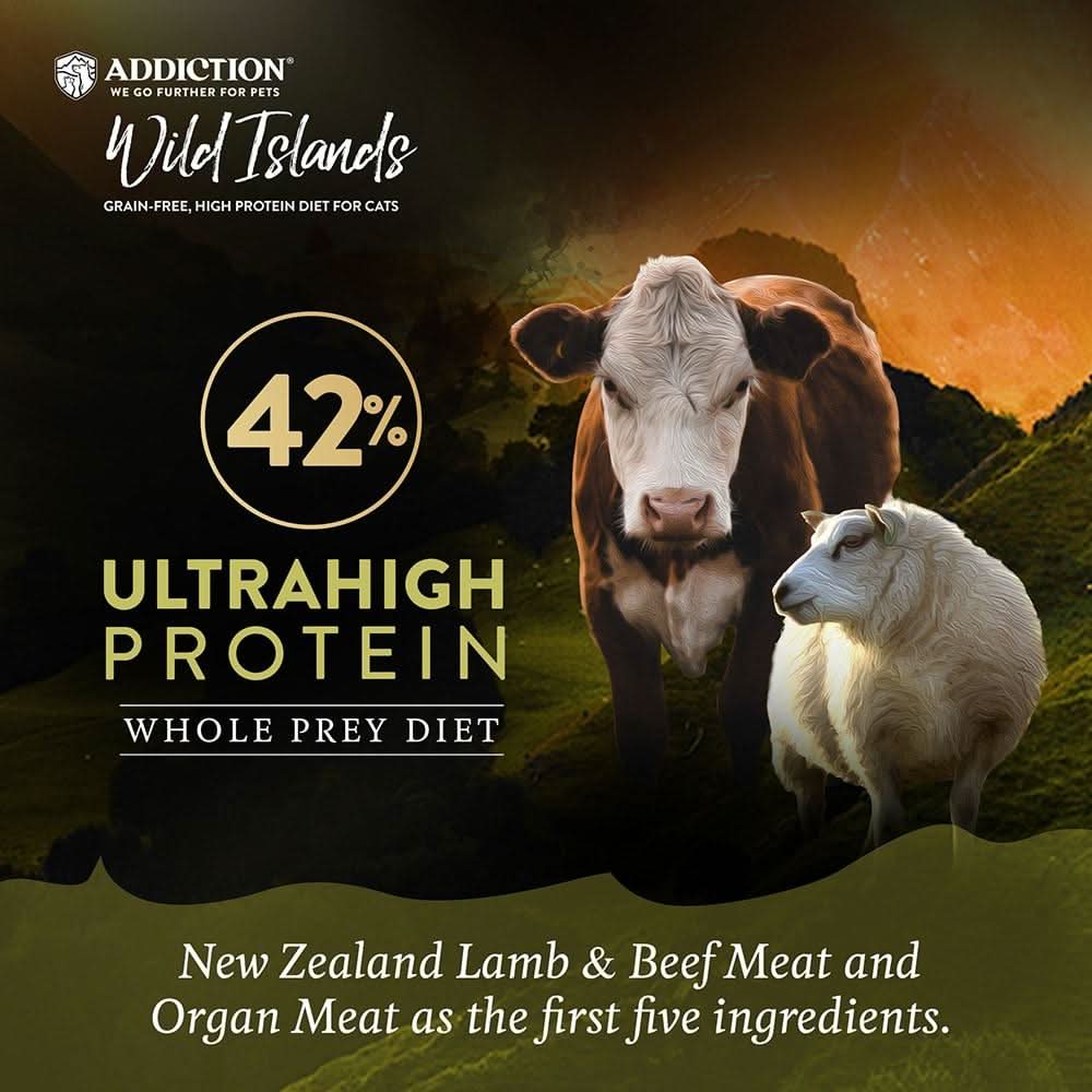 Wild Islands Highland Meats Grass-Fed Beef &amp; Lamb Recipe Dry Cat Food