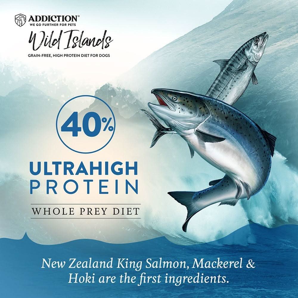 Wild Islands Pacific Catch Premium King Salmon Mackerel &amp; Hoki Dry Dog Food