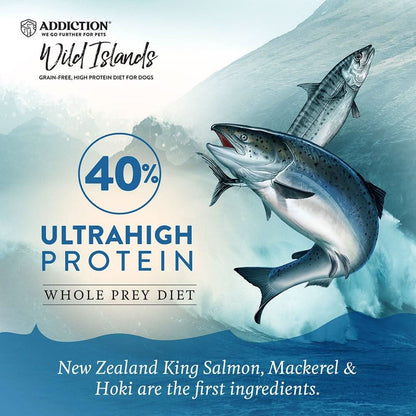 Wild Islands Pacific Catch Premium King Salmon Mackerel &amp; Hoki Dry Dog Food