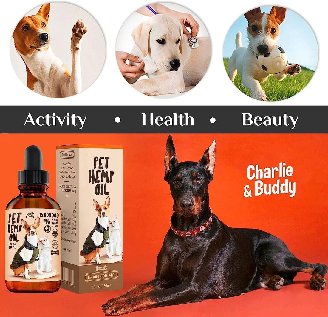 Hemp Oil for Dogs &amp; Cats Hip &amp; Joint &amp; Skin Support