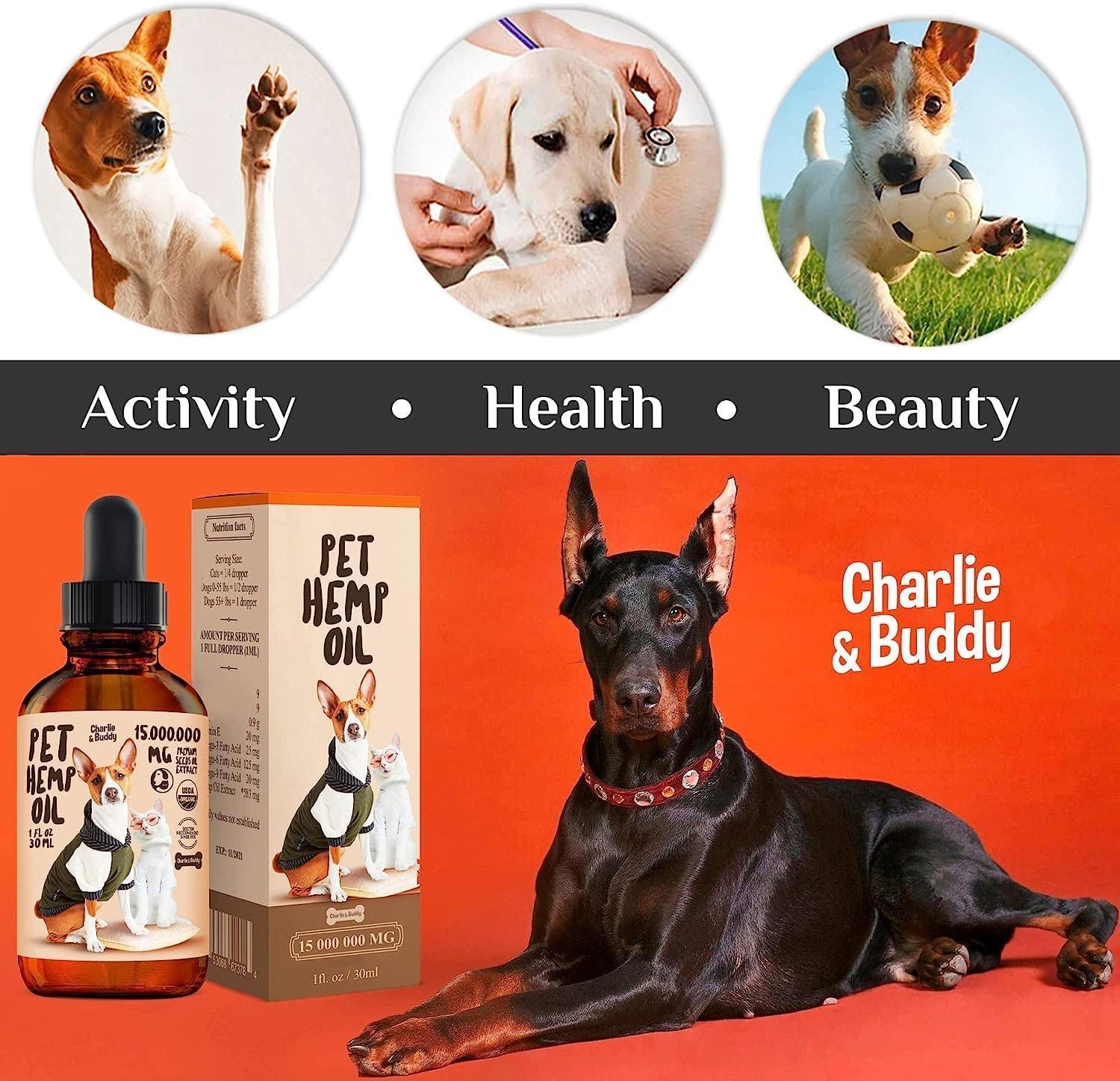 Hemp Oil for Dogs &amp; Cats Hip &amp; Joint &amp; Skin Support