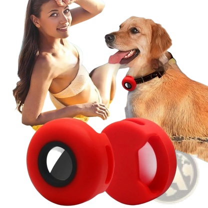 Airtag Silicone Pet Collar Tracker Protective Case