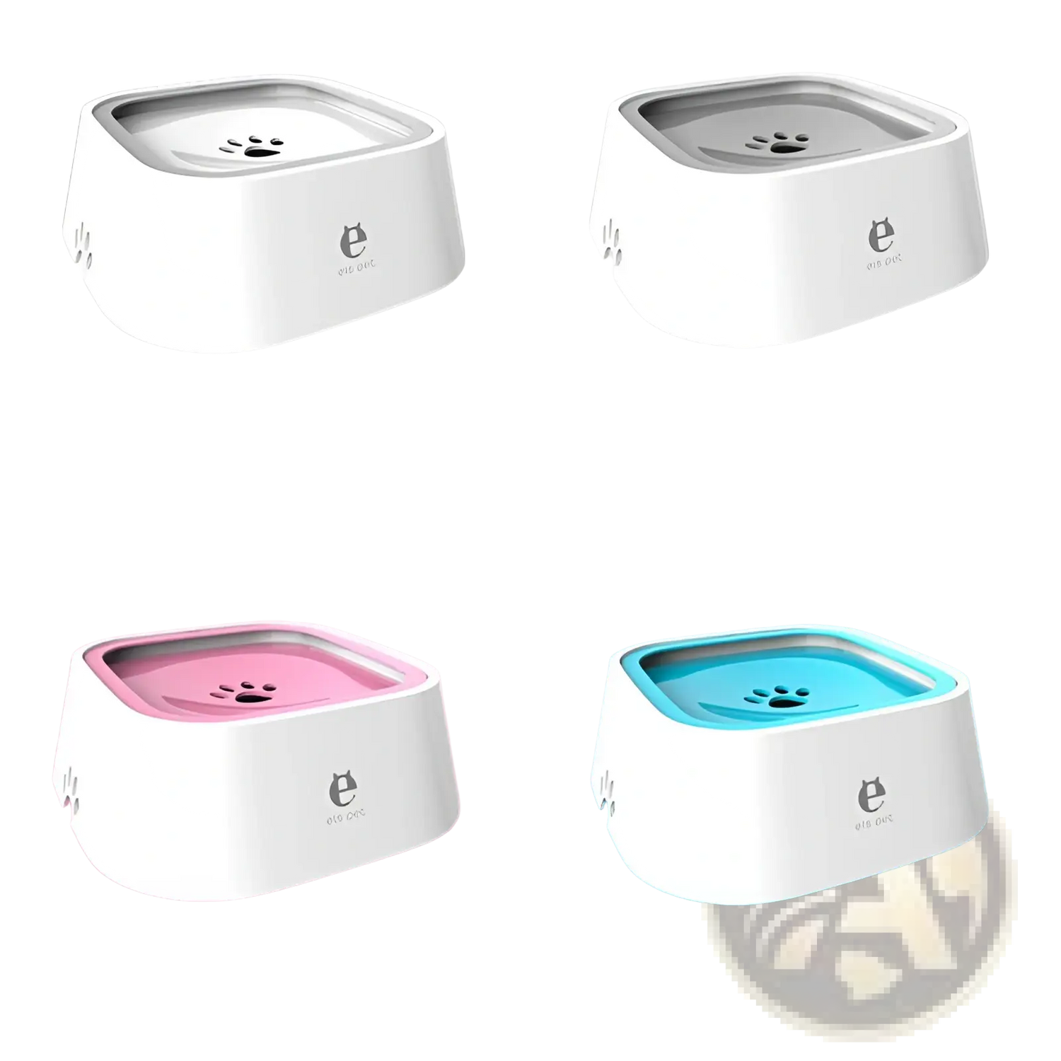Anti-splash Pet Floating Water Bowl 1.5l Capacity