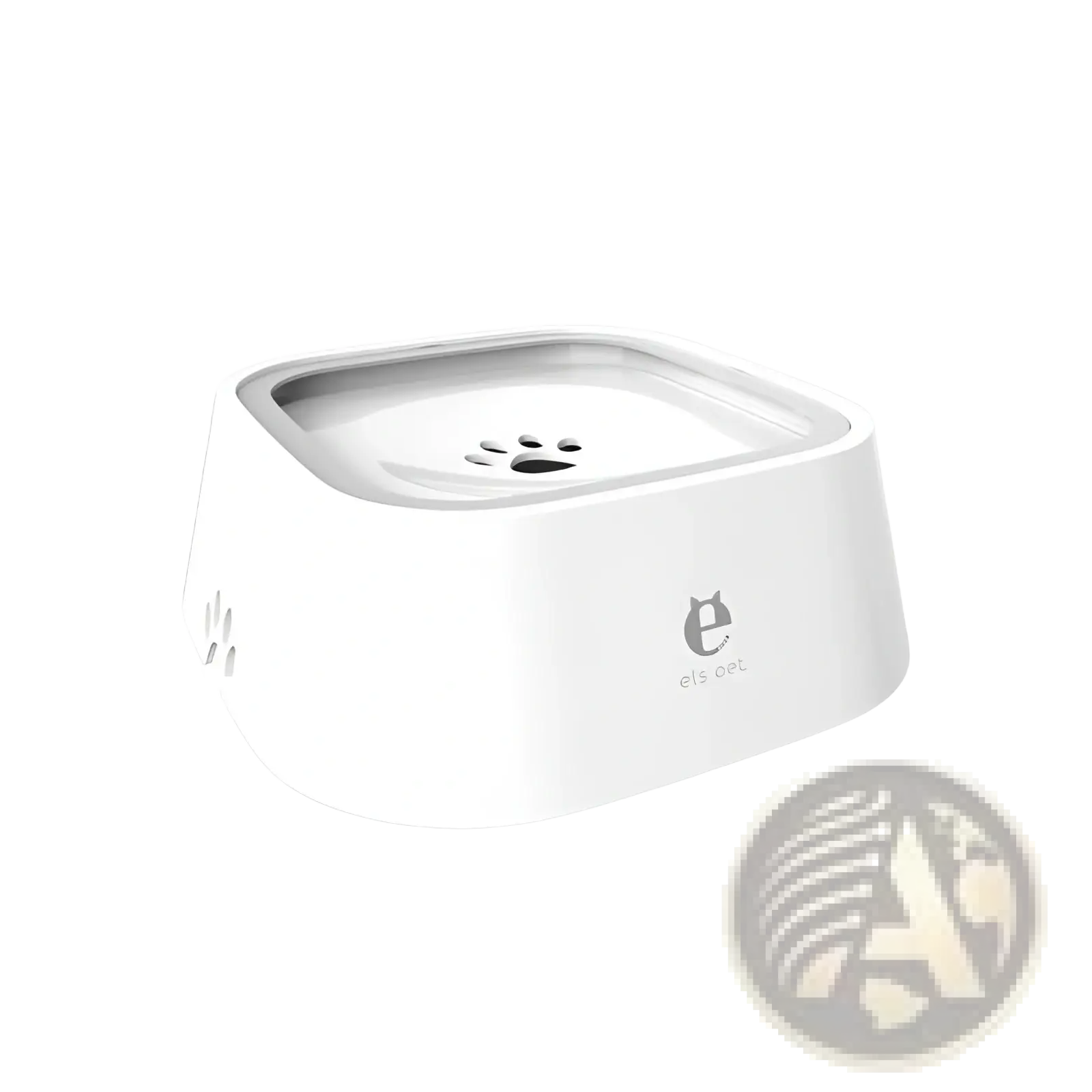 Anti-splash Pet Floating Water Bowl 1.5l Capacity