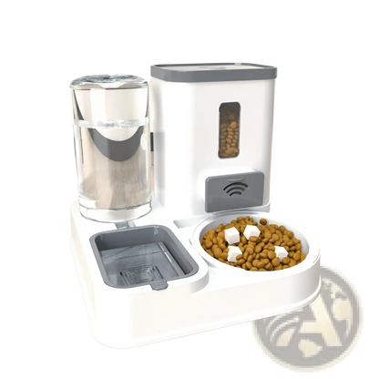 Automated Pet Feeder and Water Dispenser Station